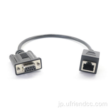 RJ45 8P8C女性ネットワーク拡張ケーブル